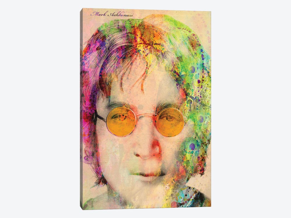 John Lennon by Mark Ashkenazi 1-piece Art Print