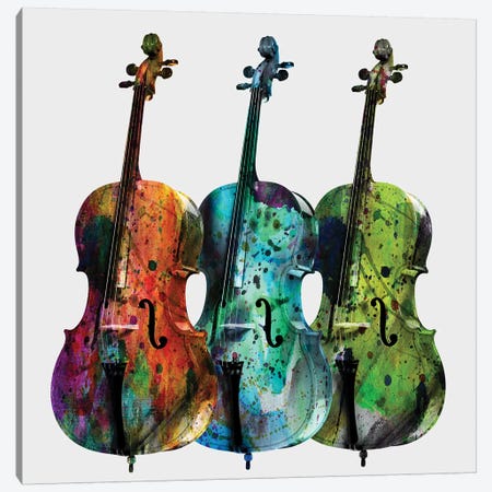 Cellos Canvas Print #MKH17} by Mark Ashkenazi Canvas Print