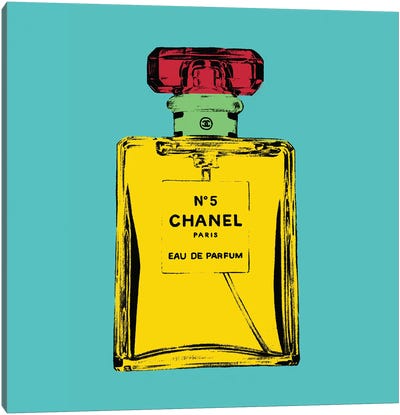 Chanel No 5 Grunge Perfume Bottle Art Print