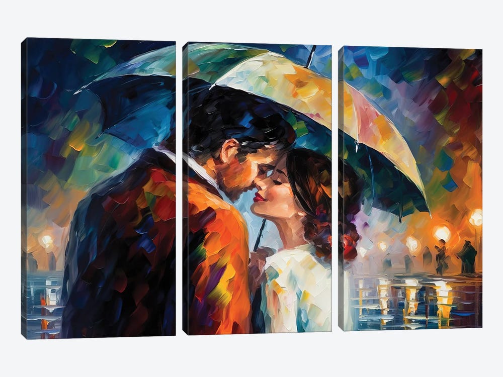 Forever Love II by Mark Ashkenazi 3-piece Canvas Art Print