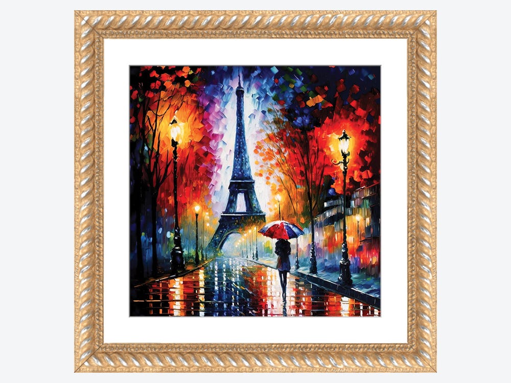Eiffel Tower In Paris II Canvas Art by Mark Ashkenazi | iCanvas