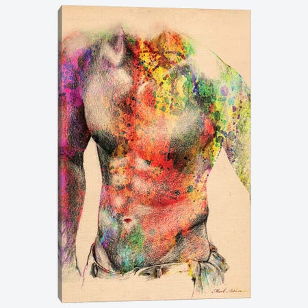 Abstract Body II Canvas Print #MKH1} by Mark Ashkenazi Canvas Print