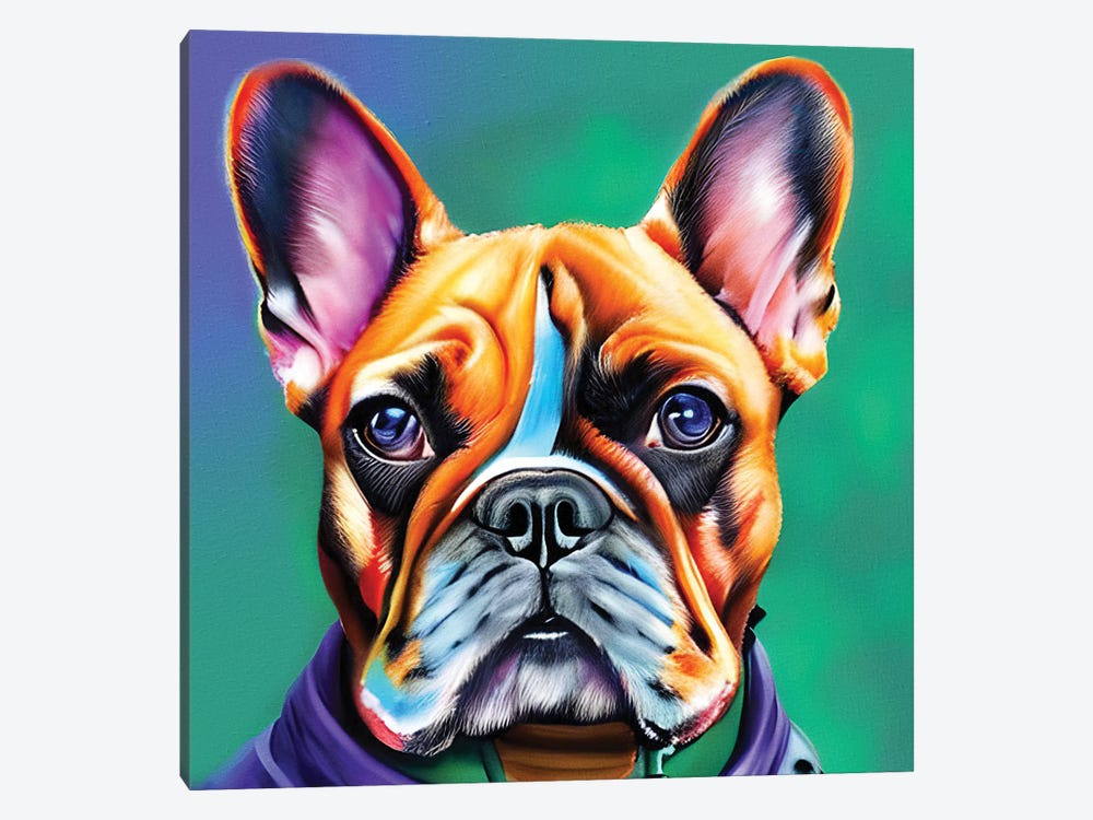 French Bulldog II by Mark Ashkenazi 1-piece Canvas Art