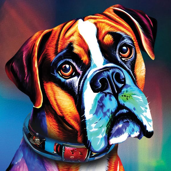 Boxers: Boxer Painting by Mark Ashkenazi