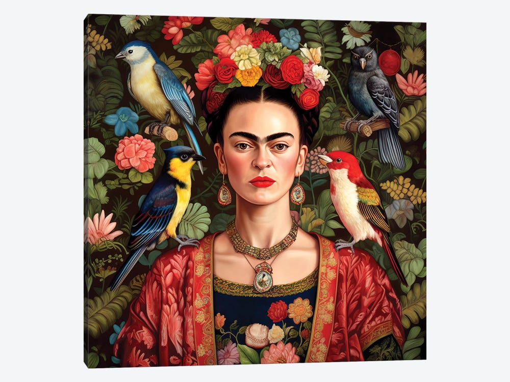 Frida Kahlo V by Mark Ashkenazi 1-piece Canvas Art