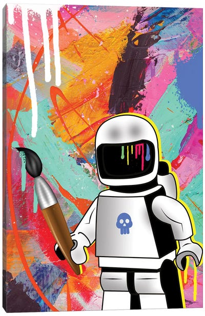 Space Painting Canvas Art Print - Mark Ashkenazi