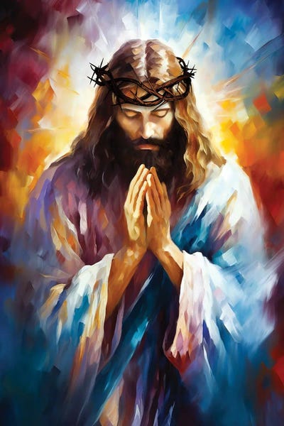 Jesus Christ I by Mark Ashkenazi framed canvas print