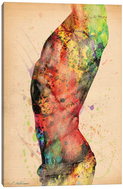 Abstract Body III Canvas Art Print - Mark Ashkenazi