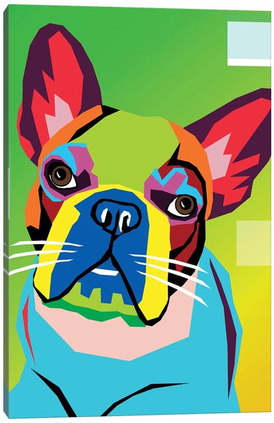 French Bulldog Canvas Art Print - Mark Ashkenazi