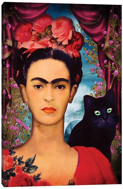 Frida Kahlo Canvas Art Print - Mark Ashkenazi