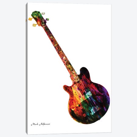 Guitar X Canvas Print #MKH38} by Mark Ashkenazi Canvas Art