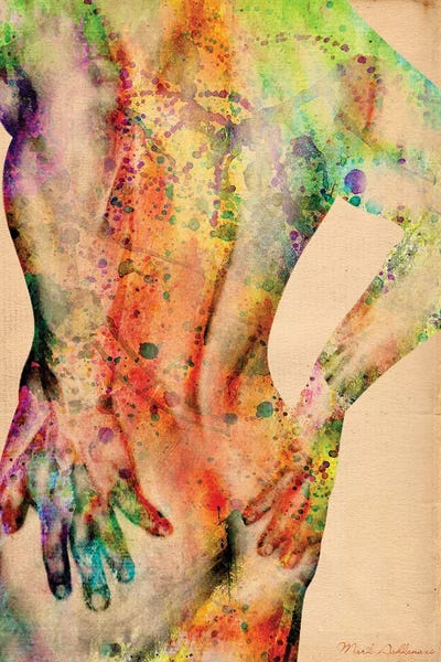 Middle Eastern Artists: Abstract Body IV by Mark Ashkenazi