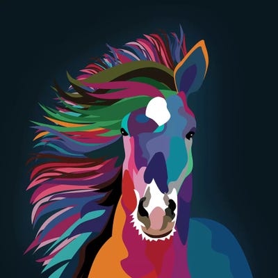 Horse by Mark Ashkenazi canvas print