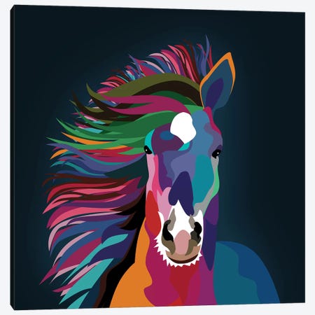 Horse Canvas Print #MKH44} by Mark Ashkenazi Canvas Art