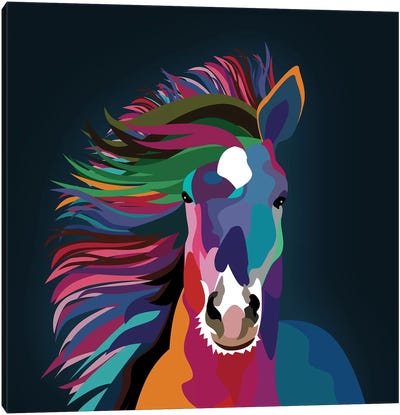 Horse Canvas Art Print - Mark Ashkenazi