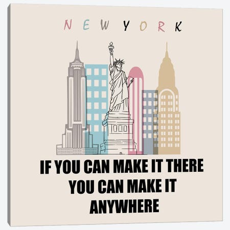 If You Can Make It There You Can Make It Anywhere Canvas Print #MKH48} by Mark Ashkenazi Art Print