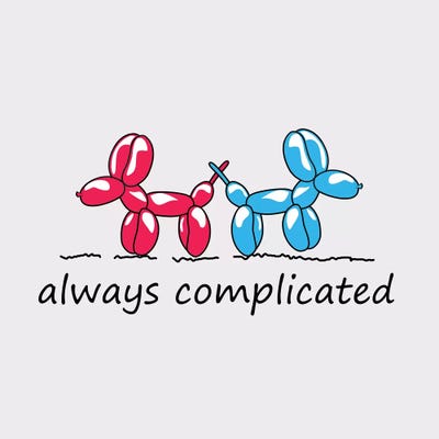 Always Complicated by Mark Ashkenazi framed canvas print