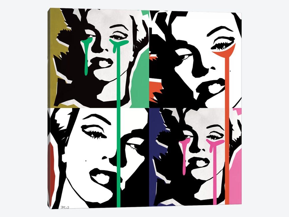 Marilyn Collage by Mark Ashkenazi 1-piece Canvas Art