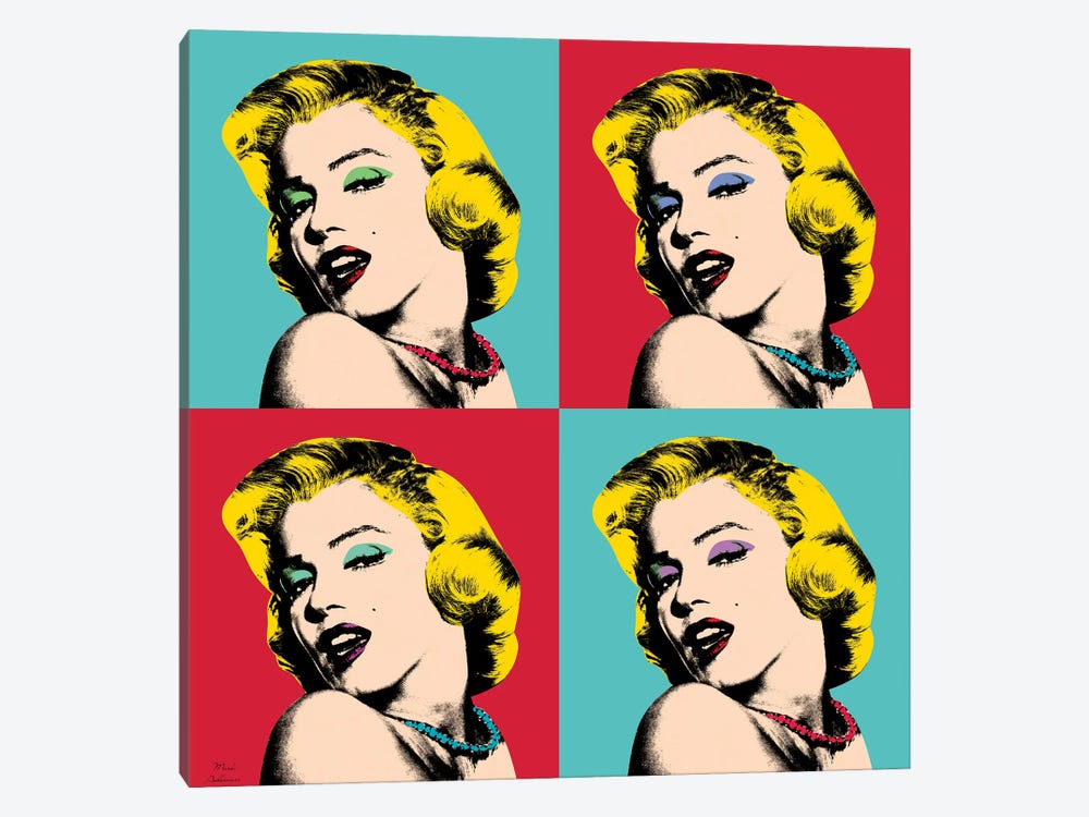 Marilyn Monroe Pop Art Canvas Art Print By Mark Ashkenazi Icanvas