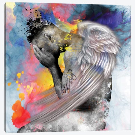 Angel Man Canvas Print #MKH6} by Mark Ashkenazi Canvas Artwork