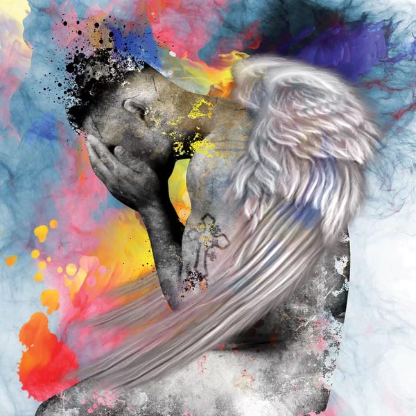 Bathroom Nudes: Angel Man by Mark Ashkenazi