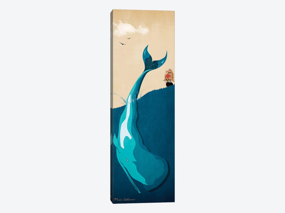 Moby Dick I by Mark Ashkenazi 1-piece Canvas Artwork