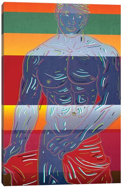 New Day Is Coming II Canvas Art Print - Male Nude Art