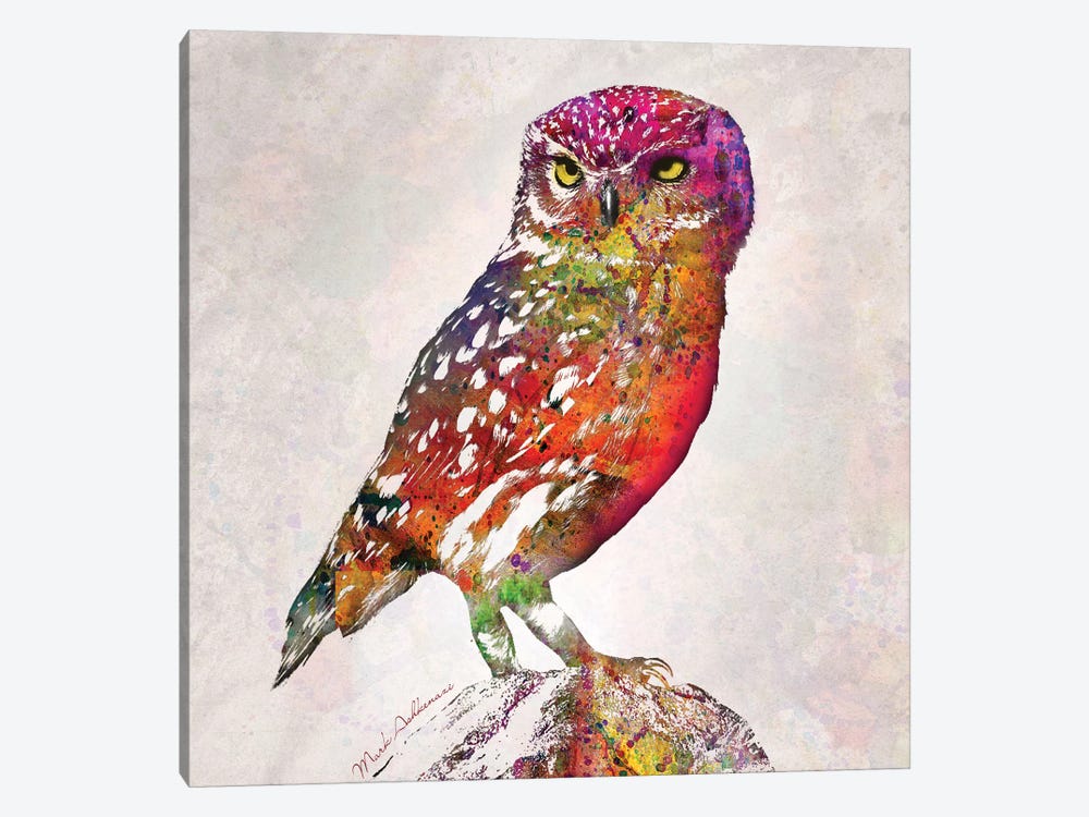 Owl by Mark Ashkenazi 1-piece Canvas Print