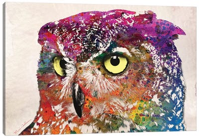Owl II Canvas Art Print - Mark Ashkenazi