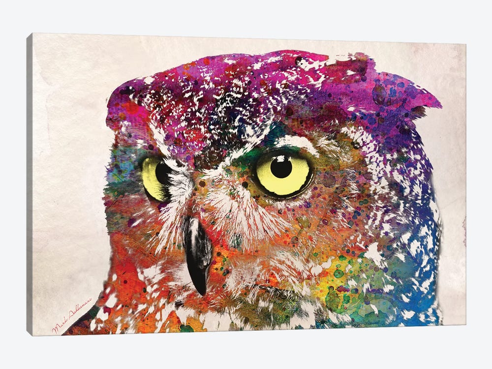Owl II by Mark Ashkenazi 1-piece Canvas Art