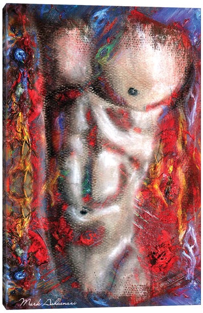 Phantomania Canvas Art Print - Male Nude Art