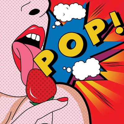 Pop by Mark Ashkenazi framed canvas print