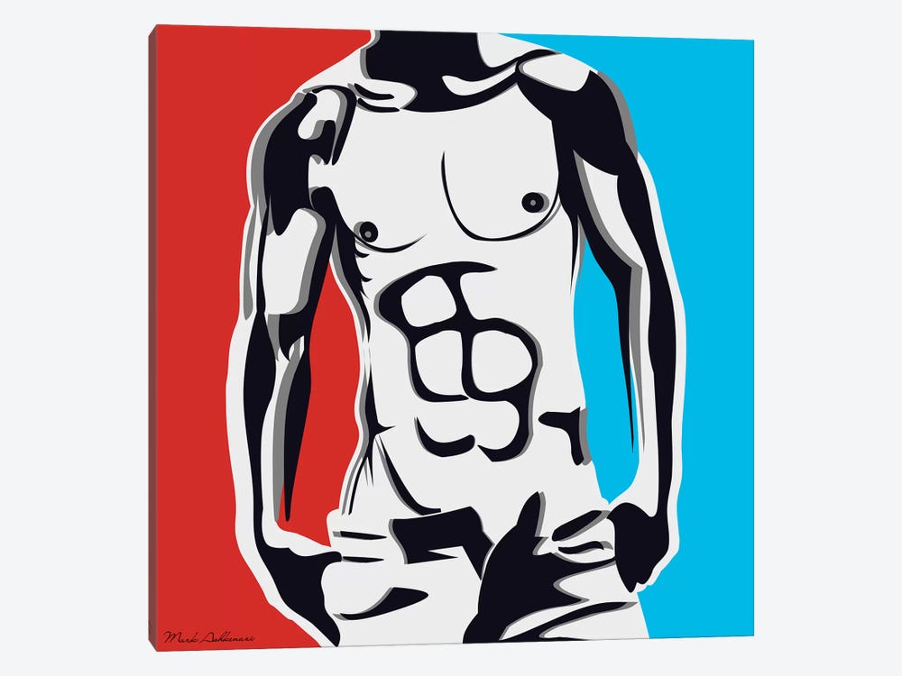 Pop Art Body by Mark Ashkenazi 1-piece Canvas Art