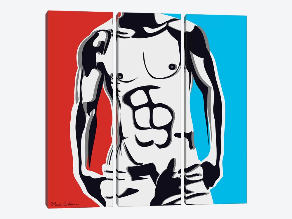 Pop Art Body by Mark Ashkenazi 3-piece Canvas Art