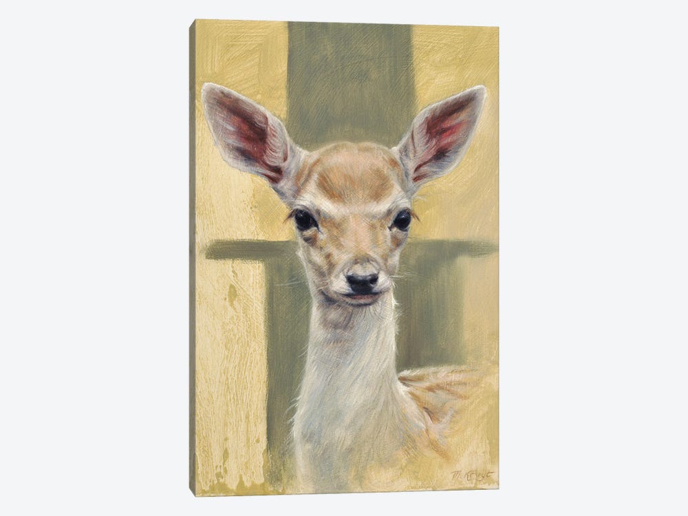 Young Fallow Deer by Marjolein Kruijt 1-piece Art Print