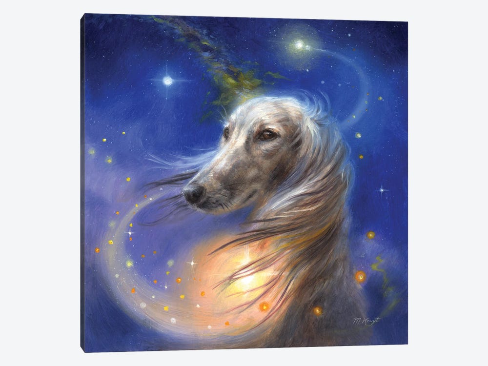 The Love Of Dogs (Saluki) by Marjolein Kruijt 1-piece Canvas Art