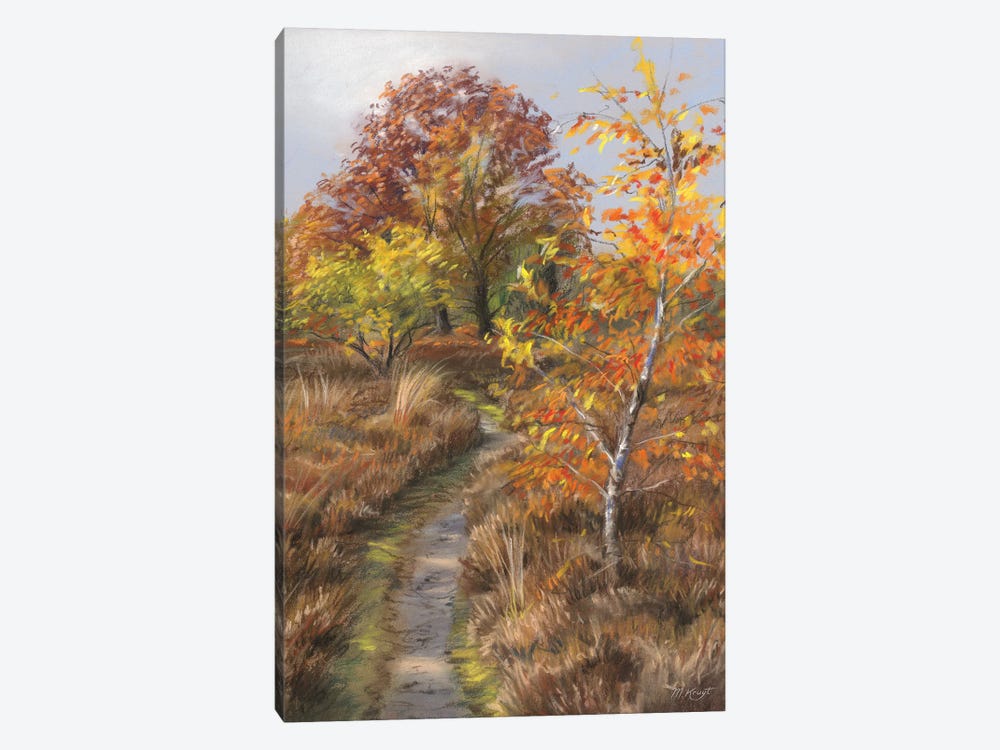 Autumn Colors - Heather Field by Marjolein Kruijt 1-piece Canvas Print