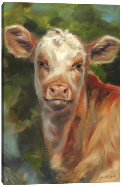 Hi - Cow Calf Canvas Art Print - Marjolein Kruijt