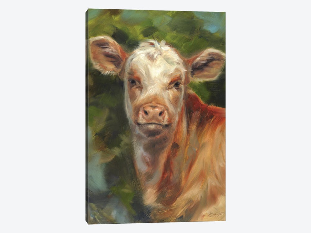 Hi - Cow Calf by Marjolein Kruijt 1-piece Canvas Artwork