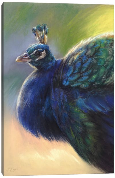 Peacock Canvas Art Print - Marjolein Kruijt