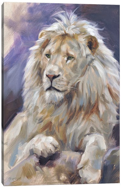 Lion King Canvas Art Print - Marjolein Kruijt