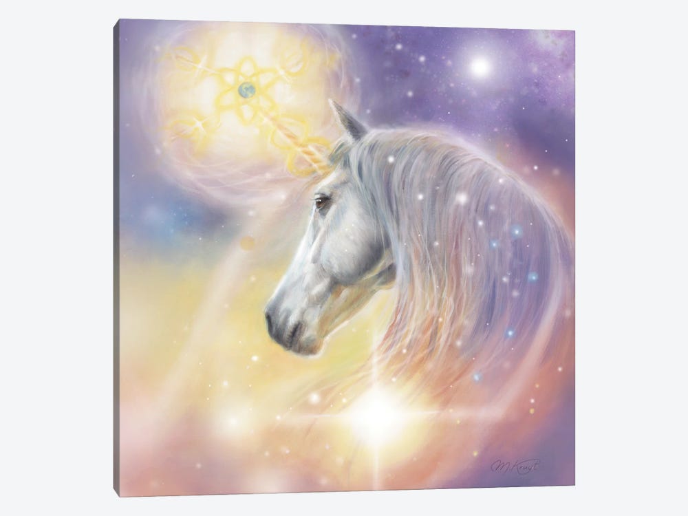 Unicorn - Earth Healing by Marjolein Kruijt 1-piece Canvas Art