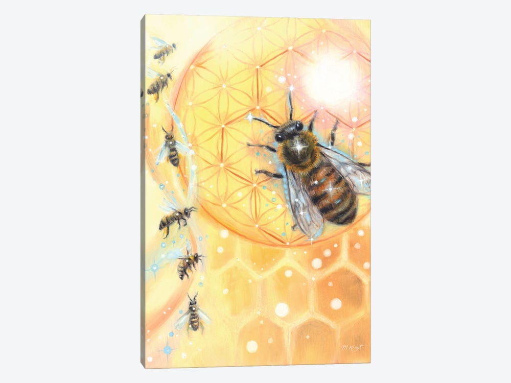 Bees - Heart Healing by Marjolein Kruijt 1-piece Canvas Artwork