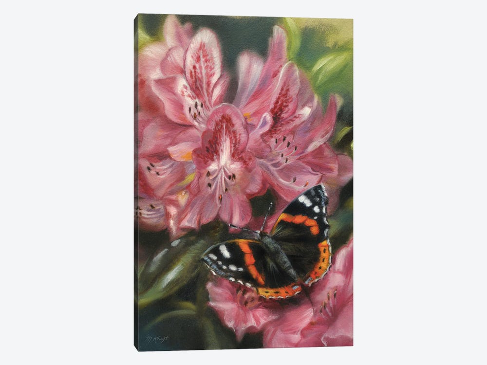 Butterfly Red Admiral by Marjolein Kruijt 1-piece Canvas Art Print