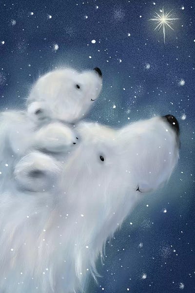 Polar Bears: Polar Bear And Cub II by MAKIKO