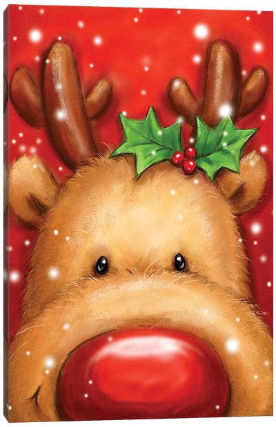 Reindeer I Canvas Art Print - MAKIKO