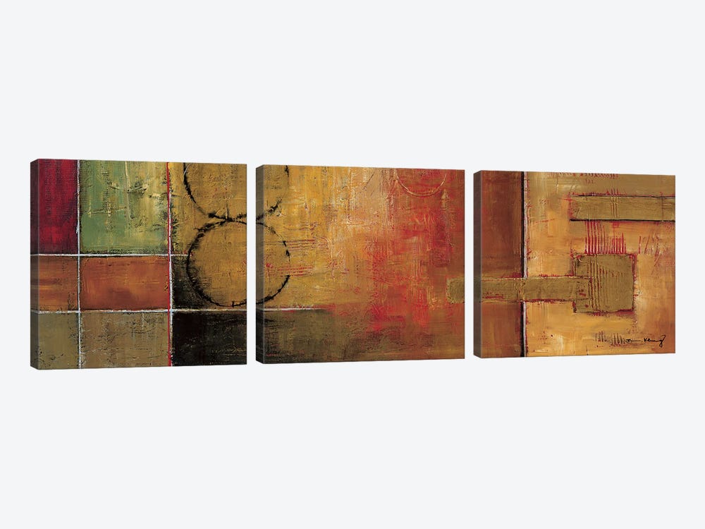 Harmony II by Mike Klung 3-piece Canvas Print