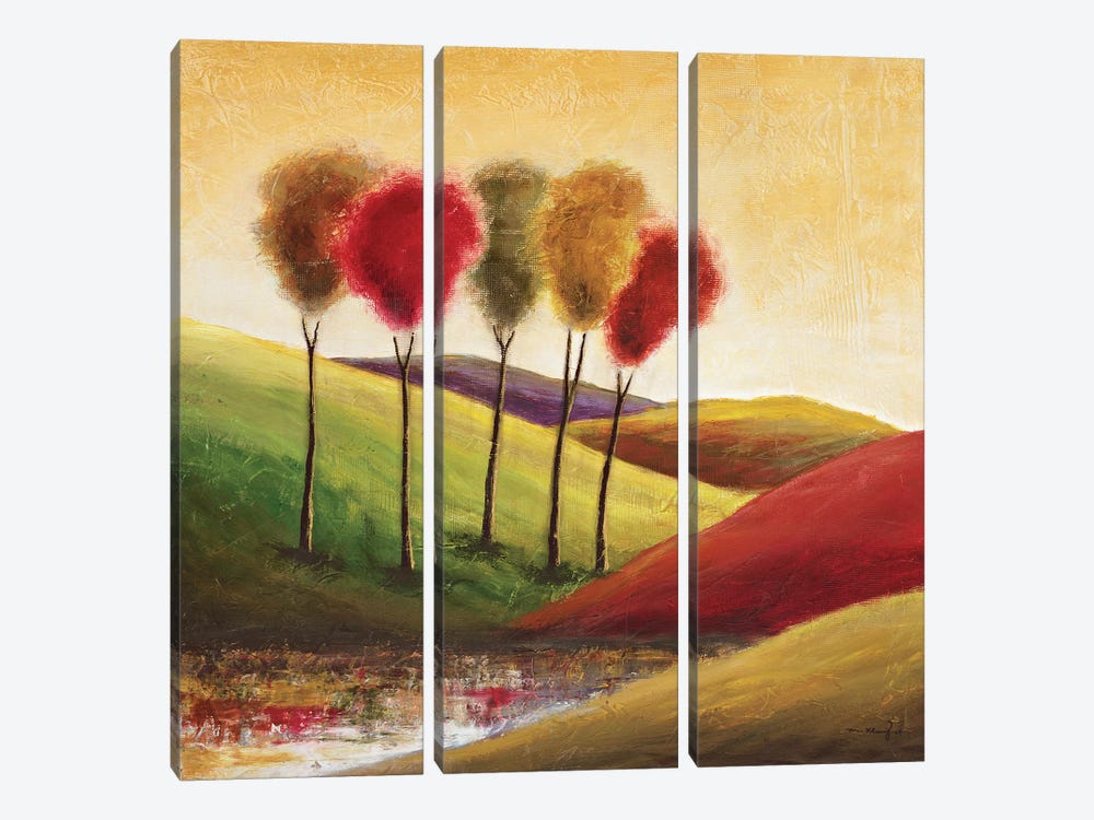 Endless Hills II by Mike Klung 3-piece Canvas Print