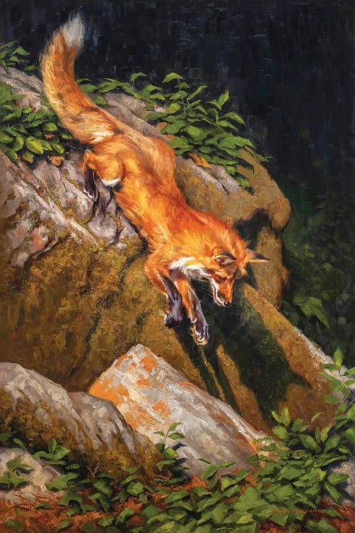The Red Bandit by Mark McKenna wall art