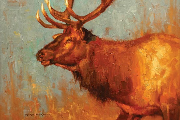 Golden Hour Animals: Timber Bull by Mark McKenna